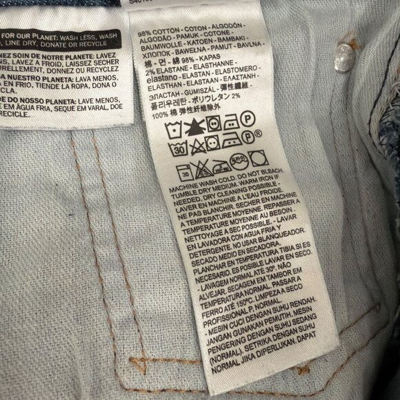 Levi 505 Men’s Dark Wash Straight Leg Jeans Size 36 x 30 - Picture 6 of 6